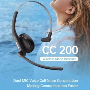 Edifier Bluetooth Headset with Noise Cancelling Microphone-CC200