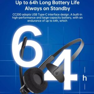 Edifier Bluetooth Headset with Noise Cancelling Microphone-CC200