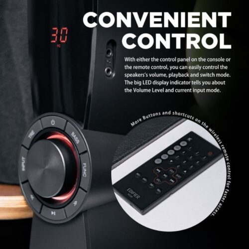 Edifier CX7-2.1 Multimedia Speaker System With Bluetooth