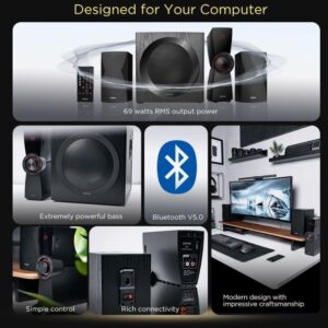 Edifier CX7-2.1 Multimedia Speaker System With Bluetooth
