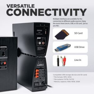 Edifier CX7-2.1 Multimedia Speaker System With Bluetooth