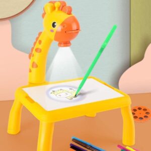 Kids Mini Led Projector Art Drawing Table