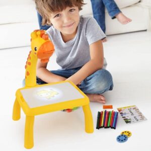 Kids Mini Led Projector Art Drawing Table
