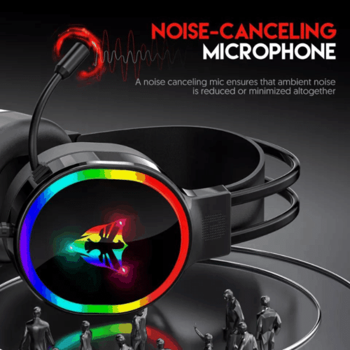 G607 RGB Gaming Headphone Noise Cancelling - Image 4