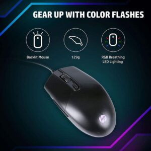HP M260 USB Wired Gaming Mouse