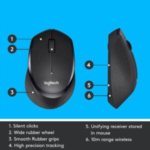 Logitech Silent Plus Wireless Mouse-M331