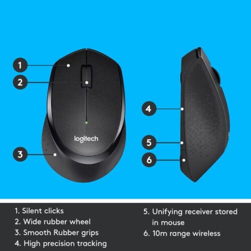 Logitech Silent Plus Wireless Mouse-M331