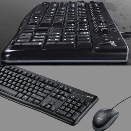 Logitech Corded Keyboard and Mouse Combo-MK120