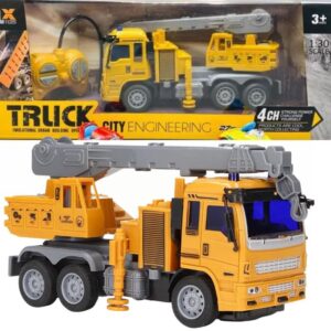 Remote Control Construction Crane For Kids