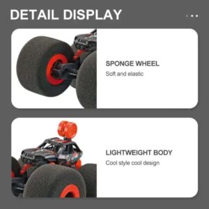 Remote Control Stunt Car With Huge Sponge Wheel