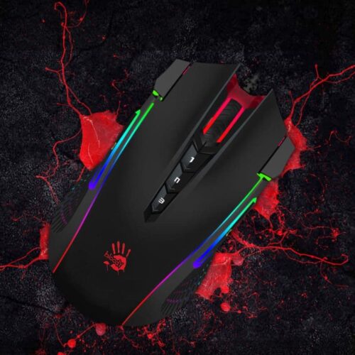 Bloody J90s - 2-Fire RGB Animation Gaming Mouse