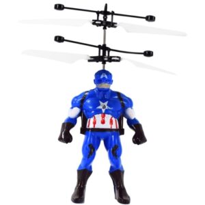 Induction Flying Captain America Helicopter Toy