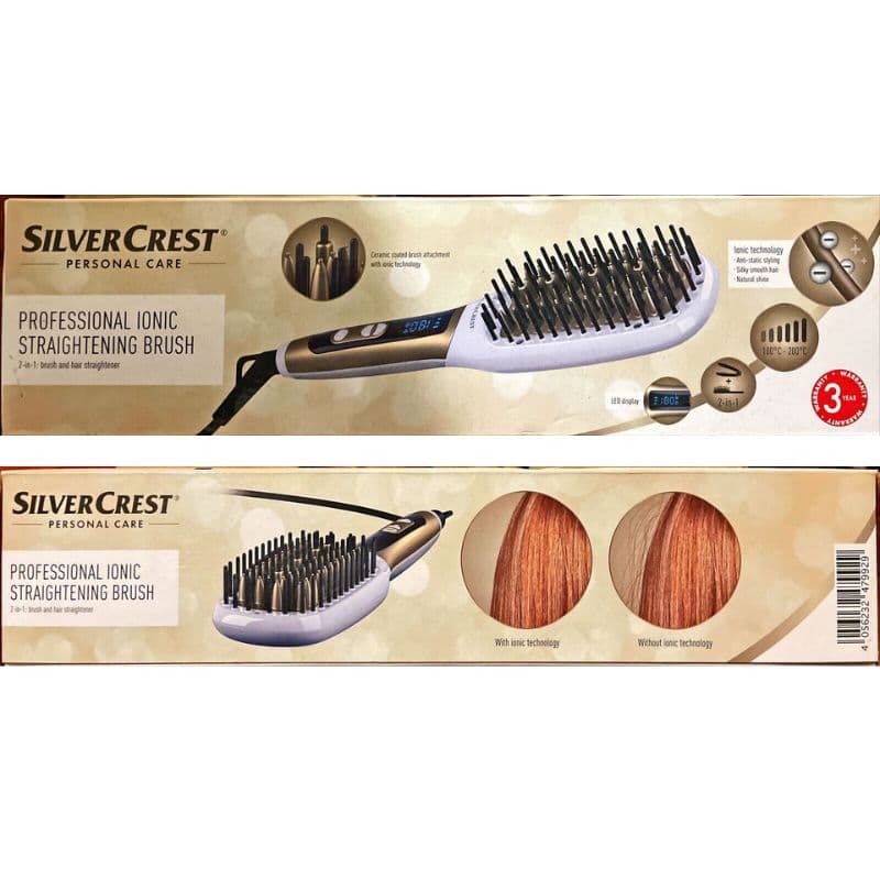 Lidl hair straightener brush sale
