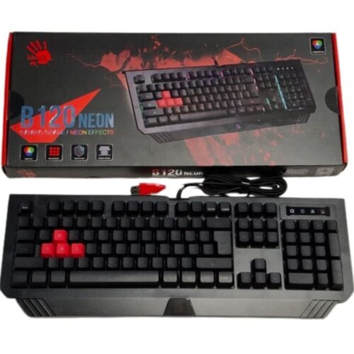 Bloody B120 Neon Illuminate Gaming Keyboard - Image 4
