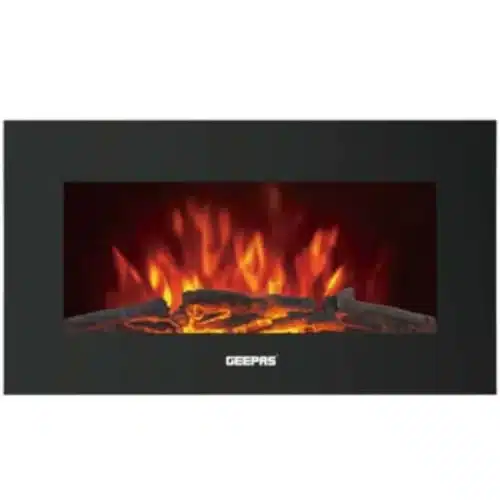 GEEPAS Fireplace Heater 1000W-2000W GFH9555P