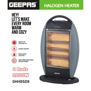 Geepas Halogen Heater GHH9509
