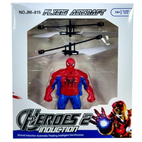 Induction Flying Spiderman Helicopter Toy - Image 2