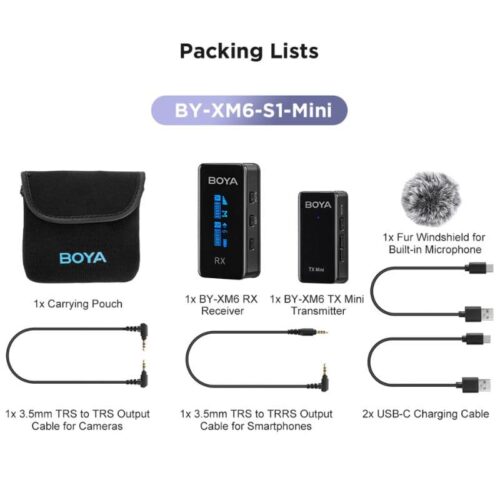 BOYA BY-XM6-S1 Mini Wireless Mic