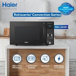 Haier HGL-30100 Convection Rotisserie Black_3