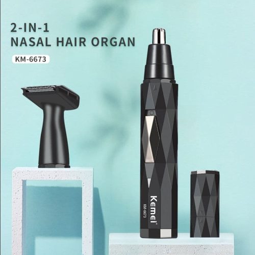 Kemei 2 In1 Men's Facial Shaver Nose Trimmer KM-6673
