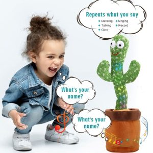 Rechargable Dancing Cactus Talking Toy