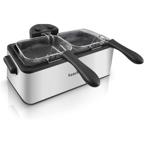 Saachi 6L Rectangular Deep Fryer NL-DF-4765T with Fish Frying Basket_4
