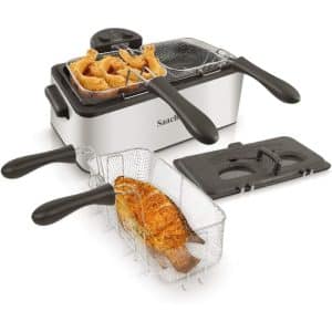 Saachi 6L Rectangular Deep Fryer NL-DF-4765T with Fish Frying Basket