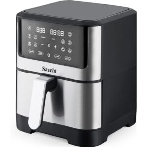 Saachi 8.0L Air Fryer NL-AF-4781-BK with an LED Display Touch Panel_2