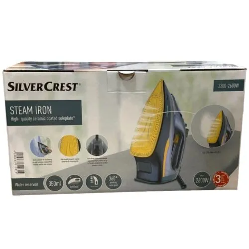 Silver Crest Stream Iron HG02332B 2600 Watts
