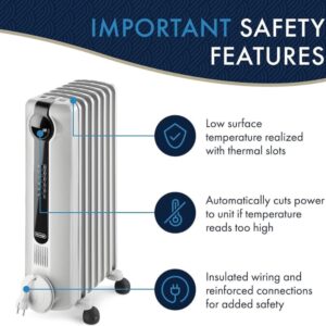 DeLonghi Radia S TRRS0715E Digital Oil filled Radiator Heater_3