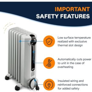 DeLonghi Radia S TRRS0715E Digital Oil filled Radiator Heater_6