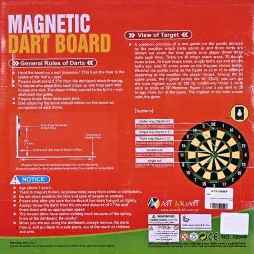 Magnetic Dart Board Game Set