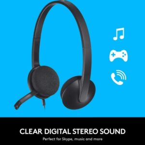 Logitech USB PC Headset (Noise-Cancelling) H340