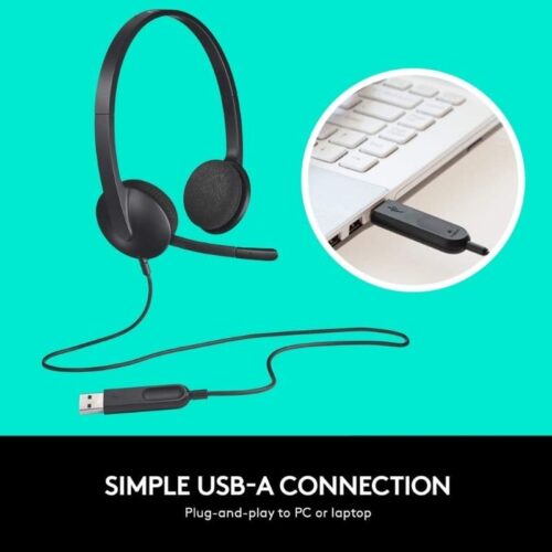Logitech USB PC Headset (Noise-Cancelling) H340