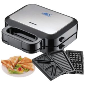 Anex Deluxe 3 In 1 Sandwich Maker AG-2139C