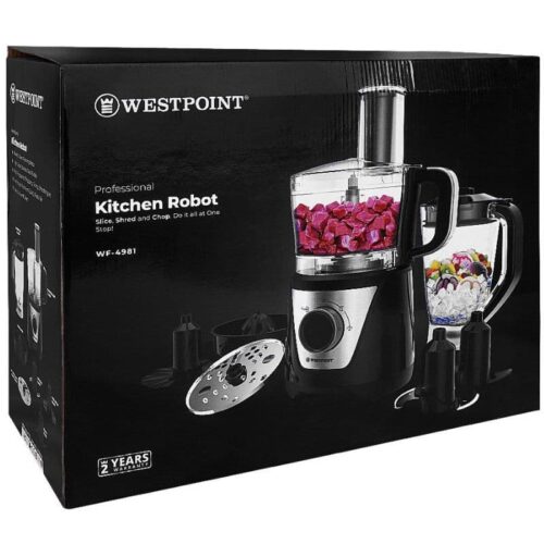 Westpoint Deluxe WF-4981 800W 6-in-1 Professional Kitchen Robot - Image 2