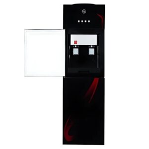 PEL 525 Red Blaze Curved Glassdoor Water Dispenser 2 tap