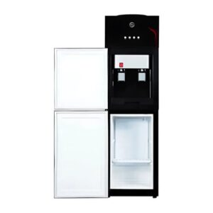 PEL 525 Red Blaze Curved Glassdoor Water Dispenser Open