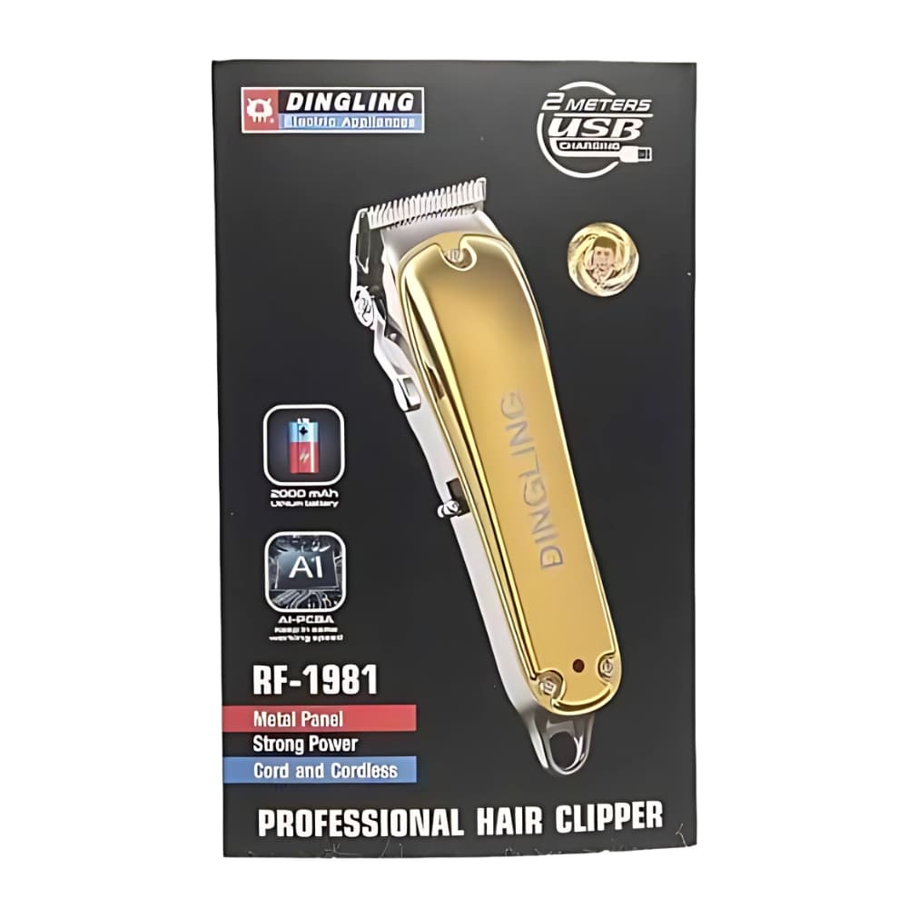 Dingling RF-1981 Electric Hair Clipper Box