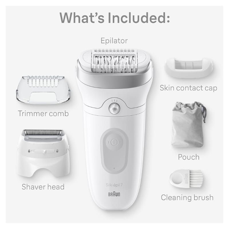 Epilator Silk epil 7 SE7041 2-in-1 Epilator (2)