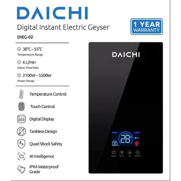 Home 82 - Shoppingjin daichi digital temperature control instant electric geyser shower dig 02 shoppingjin.pk - Shoppingjin