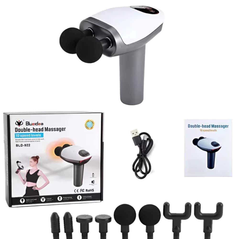 Blueidea Double Head Massager Gun BLD-922