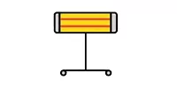 Infara red heater