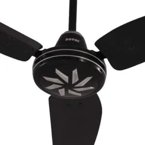 Royal Regency Ceiling Fan (CRYSTAL)-black