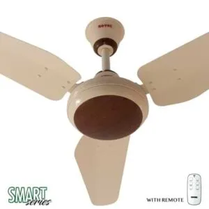 Royal Smart Crescent ACDC Ceiling Fan- white sheesham