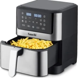 Saachi 8.0L Air Fryer NL-AF-4781-BK with an LED Display Touch Panel_1